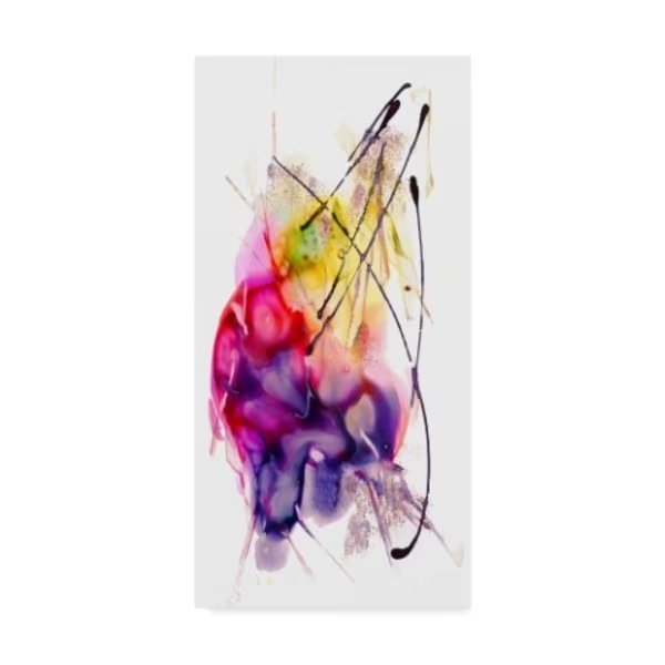 Masters Fine Art 'Abstract Number 06' Canvas Art, 12x24, Trademark Fine Art, Mfr#: MA00957-C1224GG